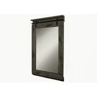 MASSIVMOEBEL24.DE Spiegel Mango 60x8x100 grau lackiert RAILWAY #263 |