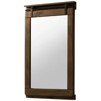 MASSIVMOEBEL24.DE Spiegel Mango 65x6x110 braun lackiert RAILWAY #483