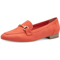 Marco Tozzi Damen Loafer ohne Absatz Vegan mit Schnalle,