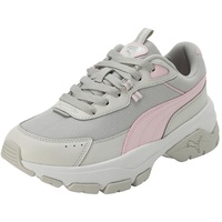 Puma Women Cassia Via Sneakers, Feather Gray-Whisp Of Pink-Cool
