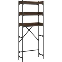 VidaXL Waschmaschinenregal Braun Eichen-Optik 67x25x163 cm