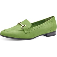 Marco Tozzi Damen Loafer ohne Absatz Vegan mit Schnalle,