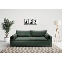 INOSIGN Schlafsofa »Andrea«, mit Boxspringaufbau, Bettfunktion & Bettkasten, Dauerschlafsofa