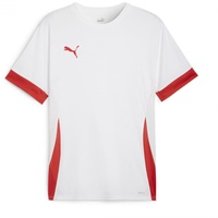 Puma teamGOAL Matchday Trikot Kinder 11 white/red/red 128