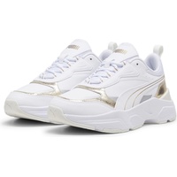 Puma Damen, Sneaker, Cassia Metallic Shine Sneakers Puma White-Puma