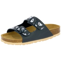 LICO BIOLINE KIDS Jungen Pantoletten, Schwarz/ Weiß, 37