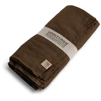 Kardelen Lovely Linen TCL0194B Lovely Tischdecke Leinen Chocolate 145