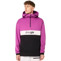 OAKLEY Herren Hoodie Tnp nose grab Softshell, blackout/ultra purple