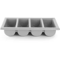 HENDI Besteckbehälter, Besteckfass, Besteckkorb, Utensilienhalter, Küchenutensilienhalter, Besteckkasten, Besteckmulde, 4