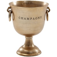 KADIMA DESIGN Champagnerkühler ALBEGNA: Modernes Design, Aluminium, 2 Flaschen,