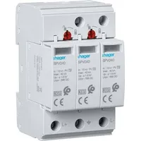 Hager Überspannungsableiter T2 3P 40kA Photovoltaic SPV340