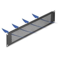 DeLock 67036 19 Blindpanel mit runden Löchern 2 HE