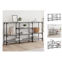 VidaXL Konsolentisch Grau Sonoma 160x29x80 cm Holzwerkstoff