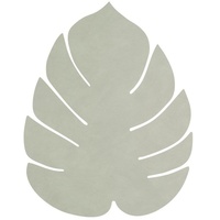 Lind DNA NUPO Tischset Monstera Leaf L Olive Green