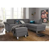 Sit&more Ecksofa, inklusive Kopfteilverstellung, wahlweise mit Bettfunktion und Bettkasten,
