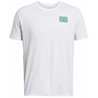 Under Armour Logo ​ Funktionsshirt Herren in white-black, Größe
