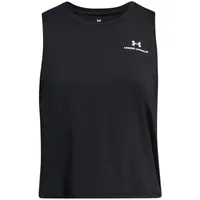 Under Armour Rush Energy Crop Tank Black / White