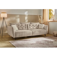 Jockenhöfer Big-Sofa Spa Retrolook mit Wellenfederung 251x110 cm Chenille