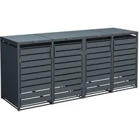 Westmann Mülltonnenbox mit Deckel, Anthrazit