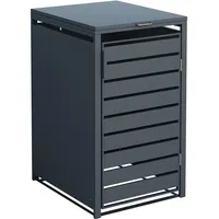 Westmann Mülltonnenbox Kubus Metall 1er Box 240 l anthrazit