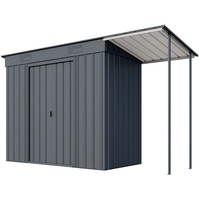 Globel Gerätehaus Skillion 84, inkl. Schleppdach 325 x 124