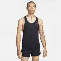 Nike Fast Dri-FIT Singlet Lauf-Tanktop Herren 010 black/reflective silv
