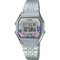 Casio Uhr Vintage Lady Steel Flowers LA-680WA-4CDF