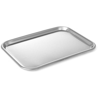 HENDI Auslageplatte, Oval, Vitrinenblech, Sandwichplatte, geeignet für Geschirrspüler, 310x230mm,