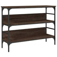 VidaXL Konsolentisch Braun Eichen-Optik 100x32x75 cm Holzwerkstoff