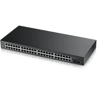 ZyXEL GS1900-48-EU0102F (50 Ports), Netzwerk Switch, Schwarz