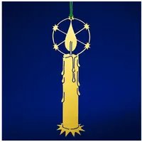 SIKORA BS-MS Traditionelle Christbaumschmuck Weihnachtsbaum Anhänger aus Messing -