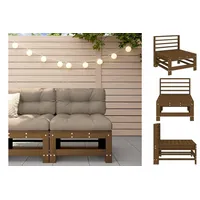 VidaXL Garten-Mittelsofa Honigbraun Kiefer