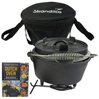 Skandika Dutch Oven 8,5 L Gusseisen schwarz