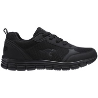 KangaROOS K-Free Beth Sneaker, Jet Black/Mono, 37 EU -