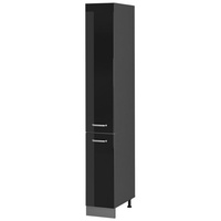 Vicco Apothekerschrank R-Line Schwarz 30 cm