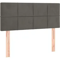 VidaXL Kopfteil, Dunkelgrau 80x5x78/88 cm Samt