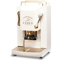 Faber PRO Deluxe Kaffeepads für Kaffeemaschinen, 44 mm, reinweißes