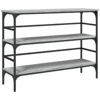 VidaXL Konsolentisch Grau Sonoma 100x32x75 cm Holzwerkstoff