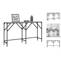 VidaXL Konsolentisch Grau Sonoma 140x29x75 cm Holzwerkstoff