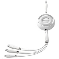 Joyroom S-A40 Colourful Series 3in1 ausziehbares Kabel USB-A auf