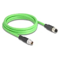 DeLock M12 Kabel X-kodiert 8 Pin Stecker zu Buchse