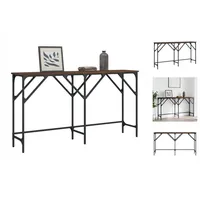 VidaXL Konsolentisch Braun Eichen-Optik 140x29x75 cm Holzwerkstoff