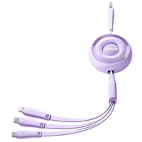 Joyroom S-A40 Colourful Series 3in1 ausziehbares Kabel USB-A auf