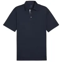 Puma Pure Solid Polo Blau, S