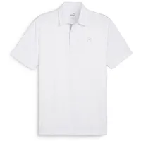 Puma Pure Solid Polo white glow 02 S
