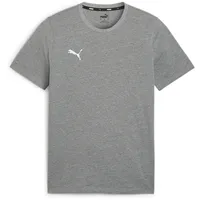 Puma Herren teamGOAL Casuals Tee medium gray heather/puma white