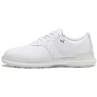Puma Avant Golf Shoe, White-Ash Gray White, 44 EU