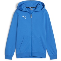 Puma teamGOAL Casuals Kapuzenjacke Jungen 02 ignite blue/white 152