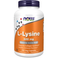 NOW Foods L-Lysin 500 mg 250 Veg Kapseln
