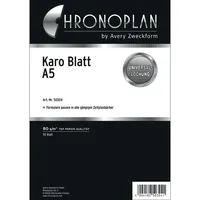 Chronoplan 50 CHRONOPLAN Ringbuch-Ergänzungsblätter kariert A5